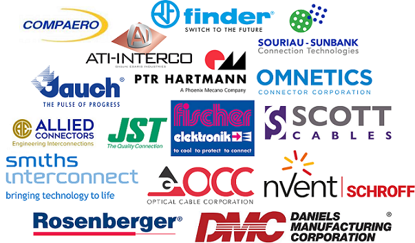 Jauch, Cinch-Bel, Daniels Manufacturing Corporation (DMC), Fischer Elektronik, Smiths Interconnect, Scott Cables, Nvent-Schroff, Omnetics, ATI Interco, Censa, Finder, Rosenberger, PTR Hartmann, Souriau-Sunbank, Optical Cable Corporation (OCC), Compaero